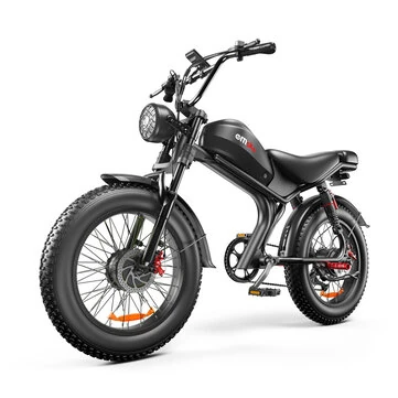 [EU Direct] EMOKO C93 Electric Bike 48V 23AH Battery 1000W*2 Dual Motors 20inches Tires 55-75KM Max Mileage Range 120KG Max Load Electric Bicycle