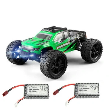 Flyhal HBX FC610 RTR Two Battery 1/10 2.4G 4WD 46km/h RC Car Vehicles LED Lights Brushed Big Truck Model Toys Kids Child Gifts