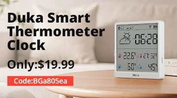 DUKA Smart Thermometer Clock