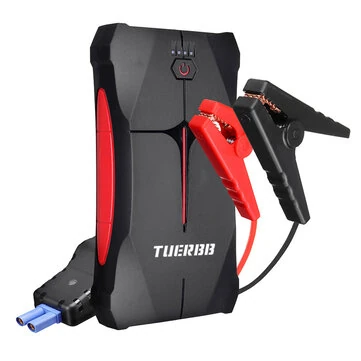 TUERBB T-J01 Portable Car Emergency Jump Starter Powerbank 13800mAh 51.05wh Peak Current 1200A with LED Flashlight Waterproof