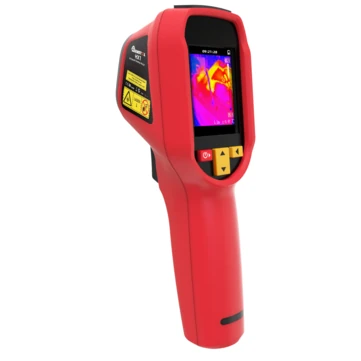 HX1 240x240 Pixels Infrared Thermal Imager 2.4-inch TFT LCD Screen IP54 -20°C-550°C 25Hz Thermal imager frame rate 15 pseudo color modes with high accuracy USB charging