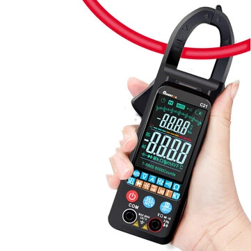 MUSTOOL C21 AC/DC Current Voltage Digital Clamp Meter Large Color Screen NCV 6000 Counts True RMS Automatic Measurement Smart Digital Multimeter