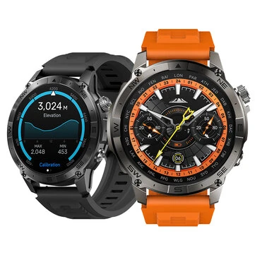 [World Premiere]Zeblaze Stratos 2 Plus 1.43 inch AMOLED GPS Health and Fitness Barometric Altimeter Compass 3 ATM Waterproof Smart Watch