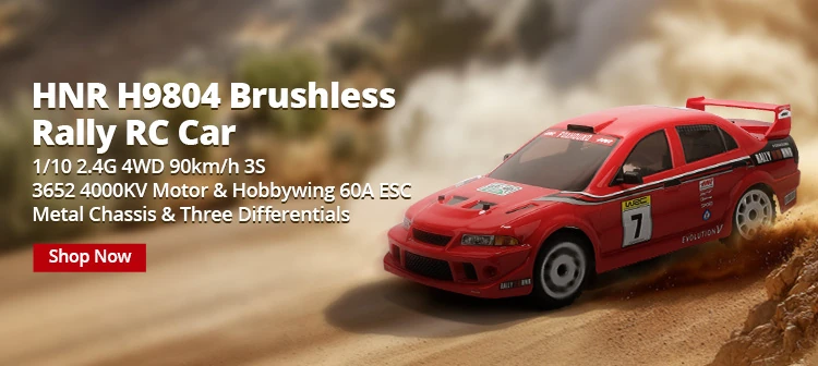 HNR H9804 Brushless Rally RC Car