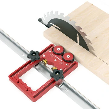 ENJOYWOOD 160mm Extended Stock Guide with One-Way Wheel and Safety Auxiliary Tool Versatile for Table Saw Band Saw Circular Saw Woodworking Equipment Tool