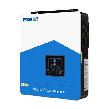 [EU Direct] EASUN POWER 6.2KW Solar Hybrid Inverter 220V 120A MPPT Solar Charger PV 450VDC Input Pure Sine Wave Inverter Support with WIFI-GPRS Remote Monitoring LCD, ISolar SMH III 6.2KW--WIFI