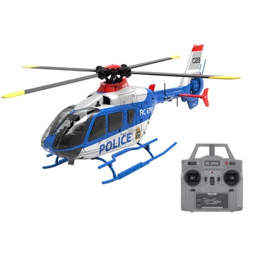 RC ERA C123 2.4G 6CH 6-Axis Gyro Optical Flow Localization Altitude Hold 1:36 EC135 Scale RC Helicopter RTF