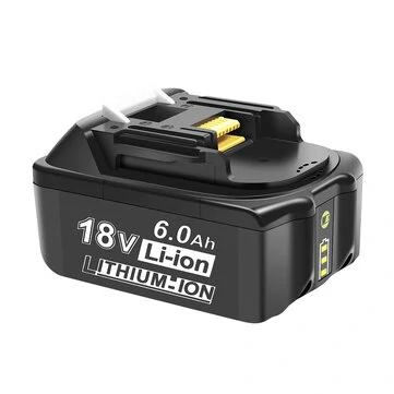 18V 3.0Ah-6.0Ah Battery Replacement for Mak 18V BL1830 BL1840 BL1850 BL1860 BL1835 194205-3 194309-1 LXT-400 Cordless Battery Power Tool Battery