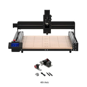 TWOTREES TTC450 CNC Laser Engraver & TTC450 CNC 4th Axis Rotary Axis