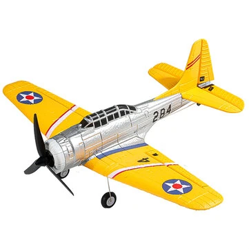 QF012 SBD Dauntless 2.4GHz 4CH 350mm Wingspan 6-Axis Gyro One-Key Aerobatic Brushless EPP Warbird RC Airplane RTF