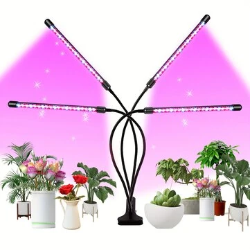 LED Plant Growth Lamp Plant Lamp Clip Timing Full Spectrum Sunlight Succulent Flower Herb Seedling Fill Light Promotes Rapid Plant Growth For Home Gardens