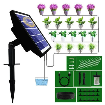 Solar Automatic Timed Watering Device Watering Artifact Sprinkler Drip Irrigation Intelligent Control Irrigation Sprinkler System