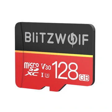 BlitzWolf® BW-TF1 Class 10 UHS-1 32GB UHS-3 V30 64GB 128GB Micro SD TF Memory Card with Adapter