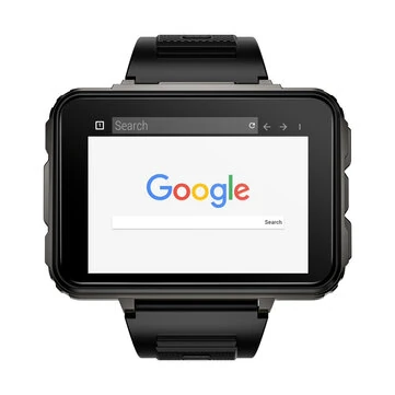 LOKMAT APPLLP 5 MAX 4G Large Screen Android System 10.7 Smart Watch 2.4-inch HD Screen Dual System Octa-core GPS WiFi Call bluetooth Dual Camera 1500mAh Massive Battery 4G 6G RAM 64G 128G ROM Smart Watch with Flashlight