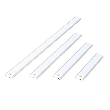 Motion Sensor Light Rechargeable Night Light Super Thin Tri-Color 10/20/30/40cm Magnetic Adhesive Installation for Cabinets Wardrobes Warm Daylight