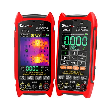 MUSTOOL MT14S/MT14SPRO Thermal Imaging Multimeter & PCB Circuit Board Tester ISR 240x240 -20°C to +550°C 25HZ 1000V DC 750V AC 10A Resistance Measurement