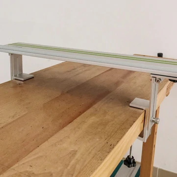 Adjustable Rail Lift Clamps Unique Sliding Tenon Design Height Adjustable Ideal for Various Table Heights and Rails Ensures Sturdy