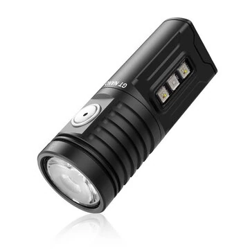 Lumintop GT NANO 5.0 1400LM EDC LED Flashlight with RGB UV Sidelight Come With 2pcs 10280 Battery USB TYPE-C Rechargeable Mini LED Torch Compact EDC Survival Tools