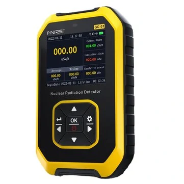 FNIRSI-GC01 Geiger Counter Nuclear Radiation Tester Food & nuclear sewage Test Professional Marble Radiation Ionization Personal Dose Alarm Radioactive Tester