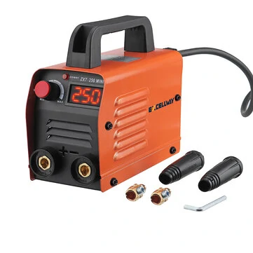 Excellway ZX7-250 250A 220V Mini Electric Welding Machine Portable Digital Display MMA ARC DC Inverter Plastic Welder Weld Equipment