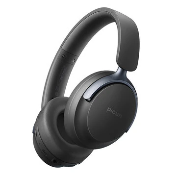 PICUN NC60 Wireless bluetooth 5.4 Headset ANC Gaming Headphone -48dB Deep Noise Reduction 4 Mic Noise Reduction 40mm HD Driver HiFi Bass 130H Playback AUX E-Sports Gamer Headphones