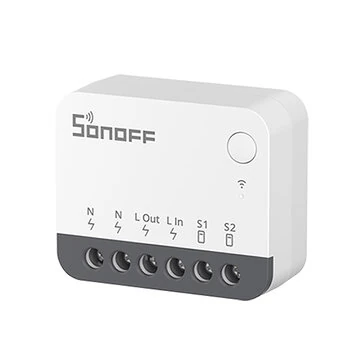 SONOFF ZBMINIR2 Zigbe Smart External Switch Control Timer Function Compact Size Requires Neutral Wire Voice Control Works with Alexa Google Home