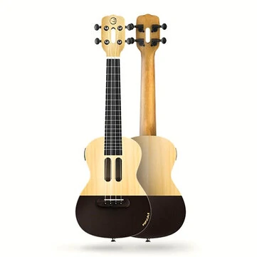 Populele U1 23 Inch 4 String Smart Ukulele with APP Controlled LED Light Bluetooth Connect Gift