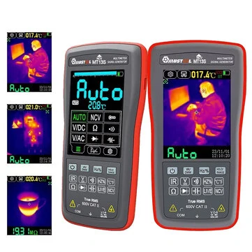 Mustool MT13S 2 In 1 192*192 Thermal Imager Multimeter 10000 Counts 2.8 Inch Touch Screen Electric Circuit Automobile Inspect IR Thermal Camera Multimeter