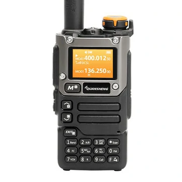 Quansheng UV-K58 5W Walkie Talkie Air Band Radio UHF VHF DTMF FM Scrambler NOAA Type-C Charging Wireless Frequency Two-Way Handheld Portable Radio