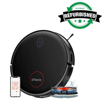 [EU DIRECT] Refurbished Ultenic D6S 3 in 1 Robot Vacuum and Mop Combo SonicTrue Vibration Mopping 3000Pa Strong Suction Super Slim APP Control Voice Control