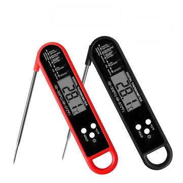 Foldable Digital Food Thermometer Grill Meat Kitchen Thermometer Baking Milk Water Thermometer Magnetic Kitchen Temperature Gauge