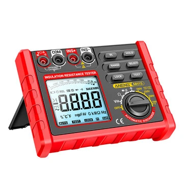 ANENG MH15 Insulation Resistance Tester Digital Megohmmeter AC/DC Voltage 0-750V/1000V Capacitance 0-60mF High Accuracy Multimeter 6000 Counts