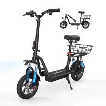 [EU DIRECT] iScooter i12 Electric Scooter 7.5Ah 36V 500W Motor 12in Folding Moped Electric Scooter 30-35KM Mileage Electric Scooter Max Load 120Kg