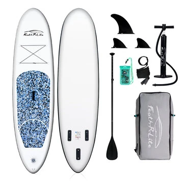 [DE Direct] FunWater Inflatable Stand Up Paddle Board Surfboard 305*76*15CM Complete Paddleboard Accessories Adjustable Paddle, Pump, ISUP Travel Backpack, Leash, Waterproof Bag, Adult Paddle Board SUPFR04A SUPFR04C SUPFR04D SUPFR04E