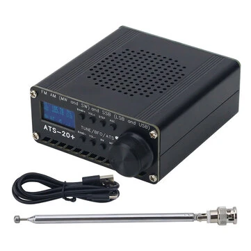 ATS 20+ Si4732 Radio Receiver High Sensitivity Portable Small World Band Digital Receiver for Outdoor Camping Home