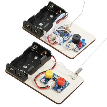 Wooden Telegraph Model Assembly Kit DIY Children's Science Experiment Education Toy Student Technology Small Production