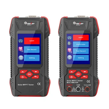 AV TOOLTOP ET273 ET275 2000W Solar MPPT Tester Multimeter Power Measurement 90V Solar Voltage 40A Current Testing Device Lithium Battery Portable Digital Screen Safety Functions