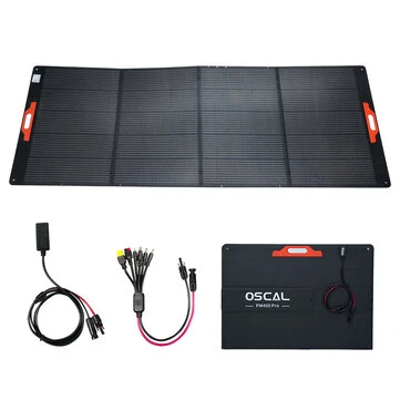 [EU Direct] Blackview Oscal PM400 PRO/PM200 PRO 400W/200W ETFE Foldable Solar Panel, Adjustable Kickstand, ≥23% Solar Conversion Efficiency