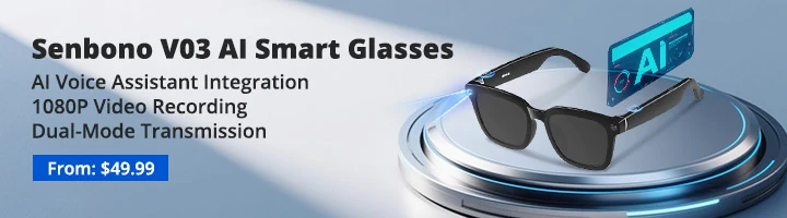 Senbono-V03-AI-Smart-Glasses