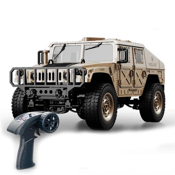 JJRC C8835 Hummer Military Simulation 1/16 2.4G 4WD RC Car Full Proportional Rock Crawler Pickup Off-Road Truck Vehicles Toys