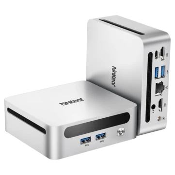 Ninkear N4 Mini PC AMD Ryzen 5 4600H 6 Cores 12 Threads 16GB RAM 512GB SSD WIFI 6 BT5.2 4K Triple Output HD Type-C Windows 11 Mini Gaming Computer