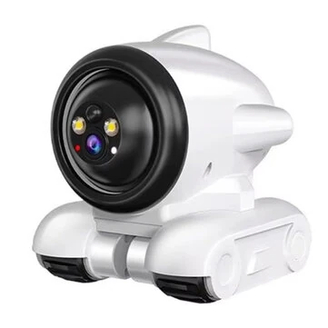 1080P HD Smart Pet Camera Mobile Robot with AI Tracking Auto Recharge Night Vision Two Way Audio Toy Car Camera for Home Monitoring