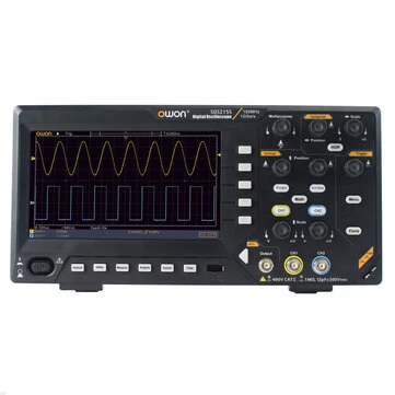 OWON SDS200 Series Digital Oscilloscope 2 Channels 1 GS/s Sample Rate 150-200 MHz Bandwidth USB 2.0 EU/US Plug High Precision Analysis Tool