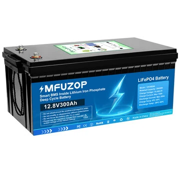 [EU Direct] MFUZOP 12V 200Ah 300Ah 100A BMS LiFePO4 Battery High Capacity 1260Wh 2560Wh 3840Wh Long Life 5000+Cycles ABS Solar RV Off Grid Power Battery
