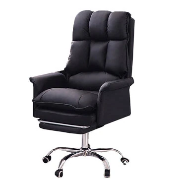 Home Office Computer Chair Gaming Chair Double Layer Backrest Filling Ergonomic Folding Footstool Comfortable Sedentary Lazy Sofa Chair Live E-sports Chair