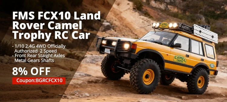 FMS FCX10 Land Rover Camel Trophy RC Car
