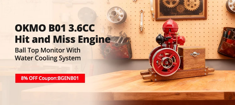 OKMO B01 3.6CC Hit and Miss Engine