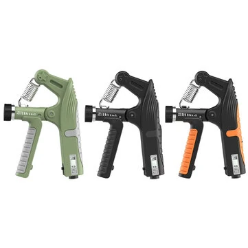 KALOAD 10-120kg Adjustable R-Type Hand Gripper with Countdown/Counting Finger Strength Rehabilitation Trainer Arm Muscle Hand Exercise Equipment for Men Women