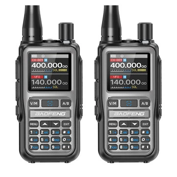 2Pcs BAOFENG UV-5R Mini 5W Walkie Talkie Bluetooth APP Programming Multi Band One Click Copy Frequency Type-C 5R Mini Two Way Radio