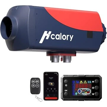 HCALORY HBU1S 8KW Diesel Heater 10L Parking Diesel Air Heater Fast Heating 110/12/24V with Bluetooth App Control Automatic Start and Stop Multiple Timed Settings Altitude Mode for RV Garage 2025 Upgraded